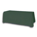 8' Blank Solid Color Polyester Table Throw - Forest